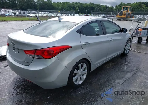 2012 Hyundai Elantra Limited (Ulsan Plant) из США, поврежденный, VIN KMHDH4AE3CU181552